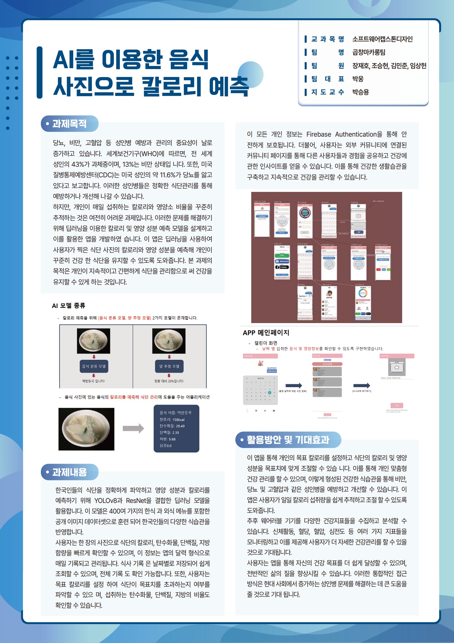 곱창마카롱팀_AI를 이용한 음식 사진으로 칼로리 예측_1.jpg 첨부 이미지